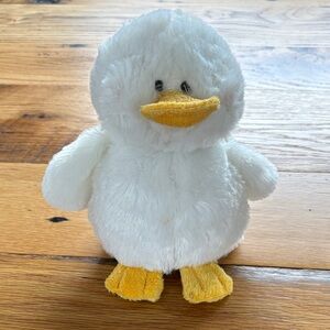 GANZ White and Yellow Plush Duck Toy Webkinz